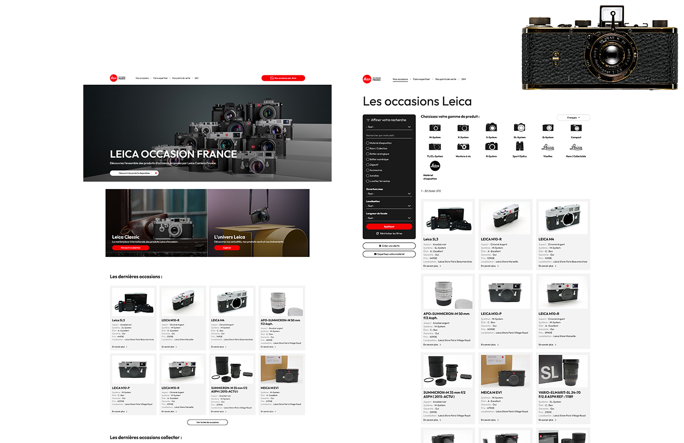 leica camera occasion france