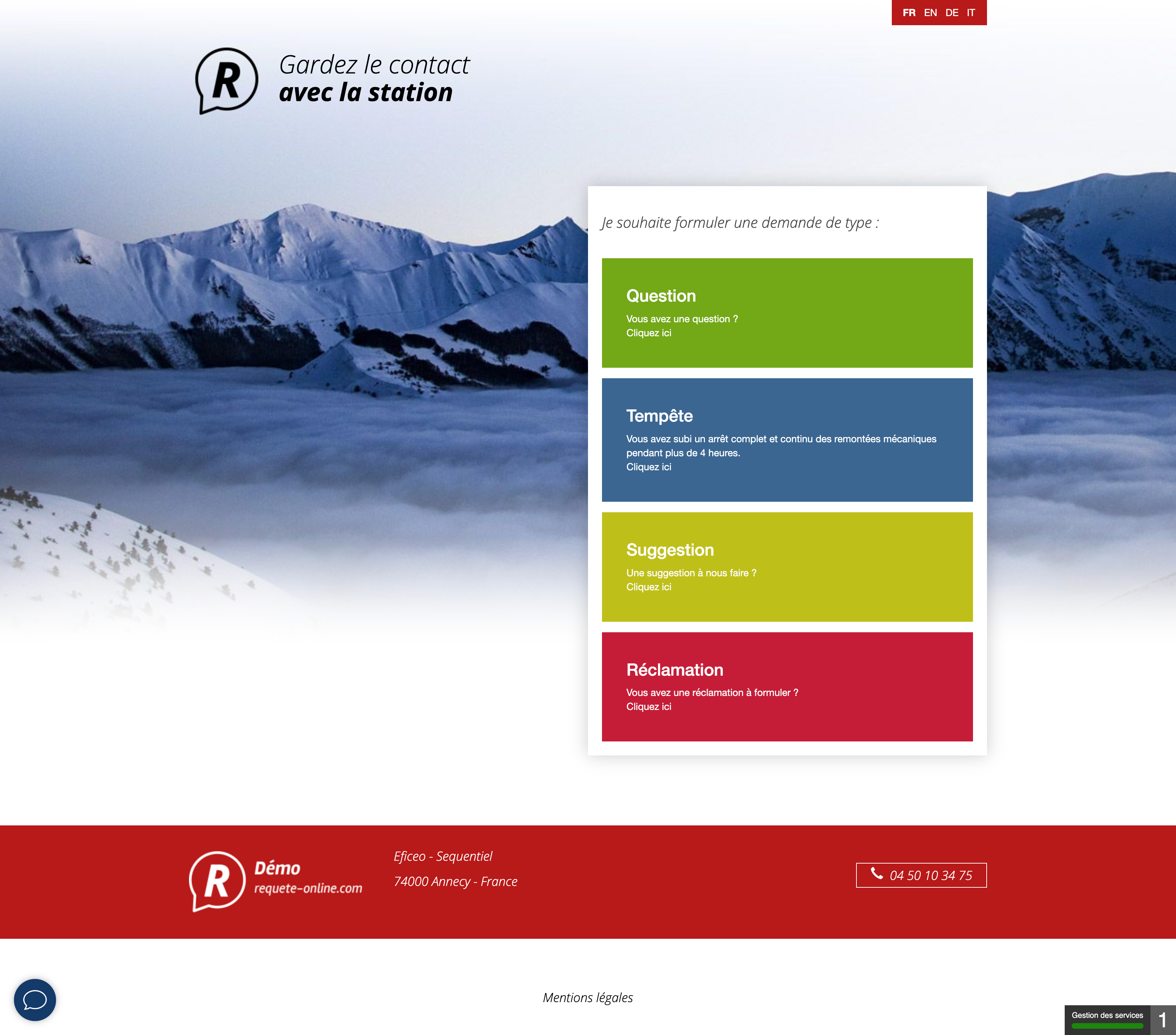 home requete online